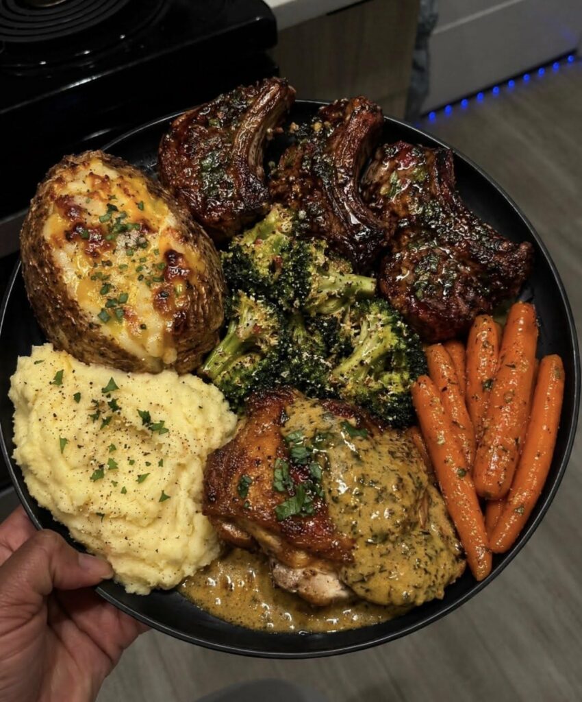 food plate recipe